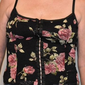 Twenty One Floral Camisole/Corset